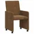 vidaXL Jedilni stoli 2 pcs Rjava 57 x 66 x 94 cm Umetno semiš usnje