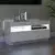 TV ormarić s LED svjetlima visoki sjaj bijeli 80 x 35 x 40 cm