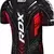 RDX Sports Muška IMMAF kompresiona majica kratkih rukava, Crno-crvena