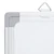 Vidaxl Magnetna tabla 40x40x1,7 cm aluminij
