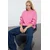 Trendyol Milla ženski duks Twoaw24sw00102, Roze-Roze