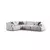 Atelier del Sofa Ugaona garnitura Sofia, 205x300x105 cm, Bela