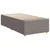 Vidaxl Box spring postelja z vzmetnico taupe 90x190 cm blago