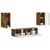 vidaXL 2 pcs Dimljeni oreh