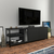 HANAH HOME TV polica Primrose Black Anthracite