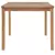 Vrtni blagovaonski set od 7 dijelova 150 x 90 cm masivno tikovino drvo