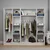 HANAH HOME Ormar bele boje Kardelen 1600 104