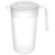 shumee Plastični vrč za pijačo, vodo, sok, limonado, s pokrovom, 2,3 l