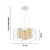 OPVIQ Luster Dratkruh Glass White Yellow