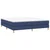 Vidaxl Box spring postelja z vzmetnico modra 160x200 cm blago