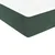 Vidaxl Box spring postelja z vzmetnico temno zelena 100x200 cm žamet
