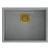 granitni umivalnik DAVID 50 Grey Metallic