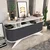 Hanah home Polica 150x75x43cm Belo-Antracit