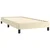 Vidaxl Posteljni okvir krem 90x190 cm umetno usnje