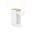 Hanah Home pomoćni sto Truva, 33 cm, hrast Sonoma / beli