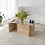 Hanah Home Giona Klub sto, 105x40x65cm, Krem