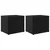 Vrtne sadilice 2 kom crna 36 x 30 x 32 cm od poliratana