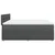 Vidaxl Box spring postelja z vzmetnico temno siva 180x200 cm blago