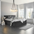 Bessagi Home boxspring postelja Lucy (180x200cm), siva