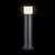 Nedis ZBLOP10RGBW - LED RGBW prigušiva spoljna lampa LED/10W/230V IP65 Wi-Fi Tuya crna