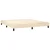 Vidaxl Box spring postelja z vzmetnico krem 180x200 cm blago