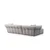 Atelier del Sofa Ugaona garnitura Boxer, 290x165 cm, Bela