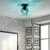Opviq Zidna lampa Benek-15-14372, 15x15x18cm, IP20, Crna