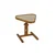 Hanah Home pomoćni sto Opus Ucgen 46, 46 cm, orah / sivi / mermer