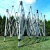 Vrtni paviljon 3x6m - plus 3 stene - Zelena