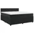 vidaXL Postelja boxspring z vzmetnico Črna 180 x 200 cm Žamet