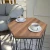 Hanah Home Klub sto Cetrus, 40x62x35 cm, Orah