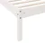 shumee vidaXL Zelo dolga postelja brez vzmetnice, bela, 80x210 cm, borov les