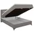 Box Krevet Jerry 140/200 cm , grafitno siva