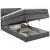 Xora POSTELJA BOXSPRING 120 cm x 200 cm , tekstil antracit