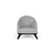 Atelier del Sofa Fotelja Leon 90x82x75cm Svetlosiva