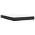 Vidaxl Box spring postelja z vzmetnico črna 140x200 cm žamet