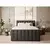 Antracitno siva boxspring postelja s prostorom za shranjevanje 160x200 cm Tasca – Maison de Reve