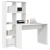 Stol s policom Bijelo 138,5 x 55 x 143 cm Konstruirano drvo