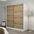 Hanah Home Garderober Kale-7150, 220x210x52 cm, Hrast