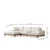 Atelier del Sofa Ugaona garnitura Eti Oak 98x78x170cm Bela