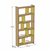 HANAH HOME Polica za knjige Box Walnut White