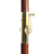 Suncobran s drvenim stupom 300 x 258 cm crni