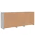 Komoda s LED svjetlima siva boja betona 181,5x37x67 cm