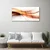 tulup.si Slika na steklu Abstrakcija graphics waves 125x50 cm 4 obešalnika