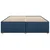 Vidaxl Posteljni okvir brez vzmetnice moder 180x200 cm blago
