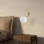 Opviq Zidna lampa Hilal-3822, 15x25x44cm, IP20, Zlatno-bela boje