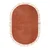 Hanah home Prostirka za kupatilo 50x75cm Braon