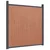vidaXL Ograjni panel rjav 1045x186 cm WPC