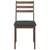 vidaXL Jedilni stoli z blazinami 2 kosa Brown Solid Wood Rubber