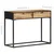 Konzolni stol 100x35x75 cm grubo drvo manga i prirodna trska